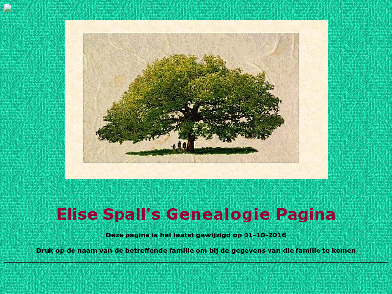 Screenshot van website