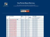 Screenshot van website