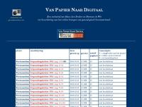 Screenshot van website