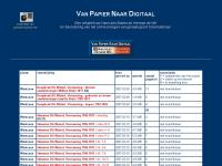 Screenshot van website