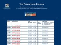 Screenshot van website