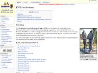 Screenshot van website