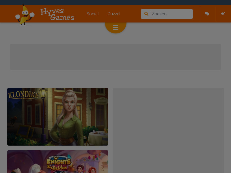 Screenshot van website