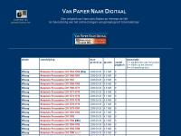 Screenshot van website