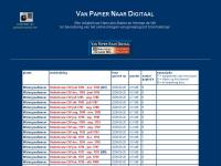 Screenshot van website