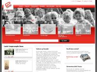 Screenshot van website