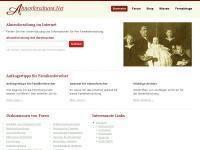 Screenshot van website