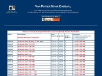 Screenshot van website