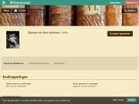 Screenshot van website