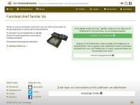 Screenshot van website