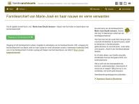 Screenshot van website