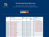 Screenshot van website