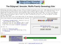 Screenshot van website