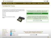 Screenshot van website