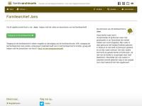 Screenshot van website