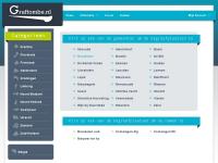 Screenshot van website