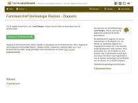 Screenshot van website