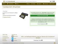 Screenshot van website