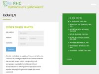 Screenshot van website