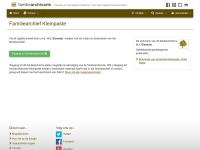 Screenshot van website