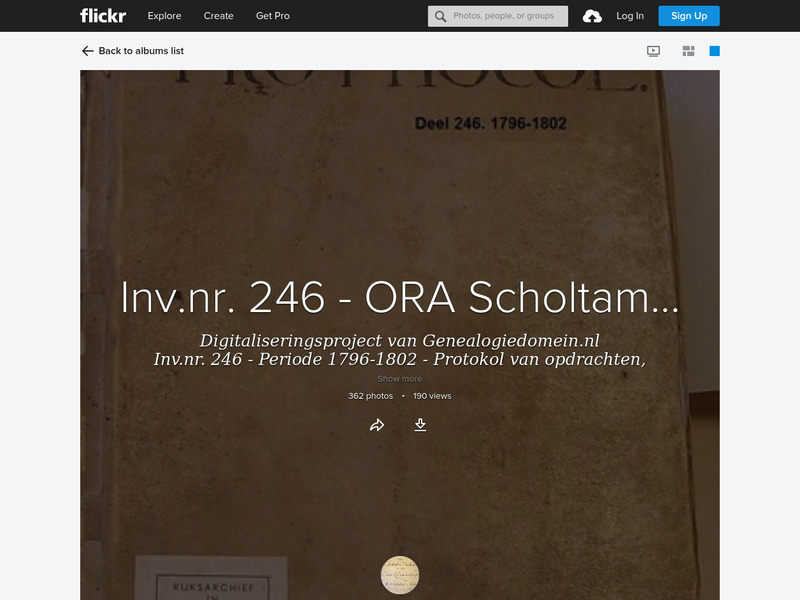 Screenshot van website