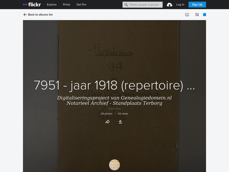 Screenshot van website