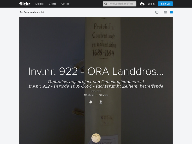 Screenshot van website