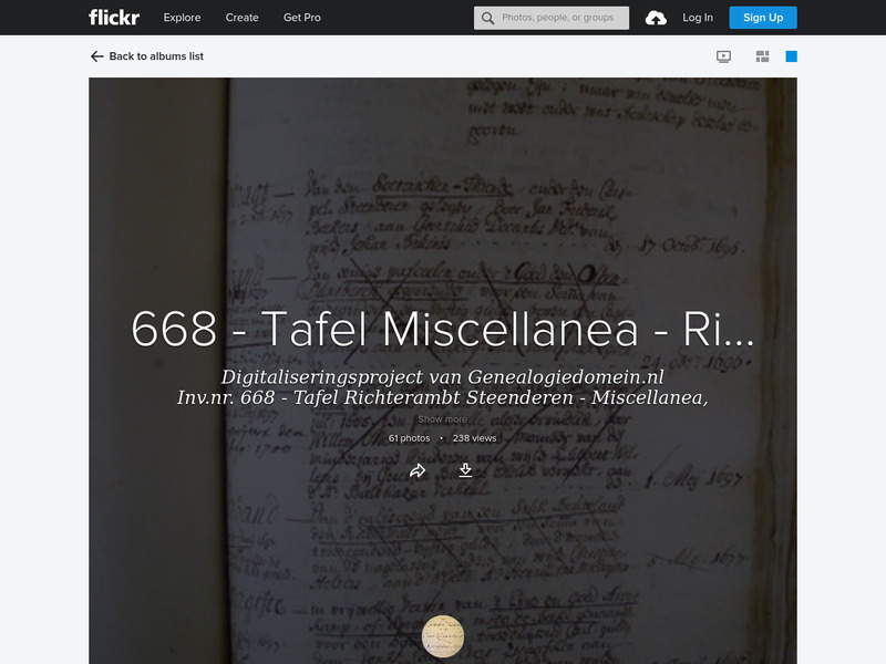 Screenshot van website