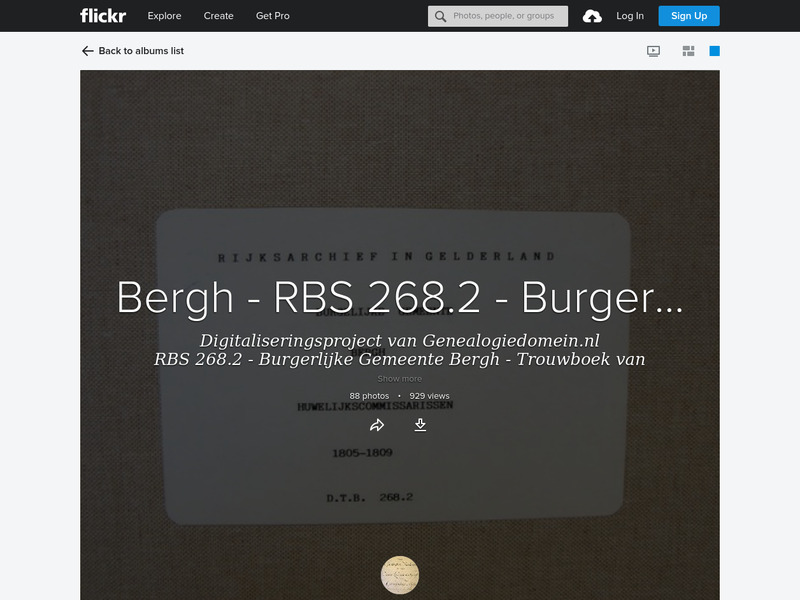 Screenshot van website
