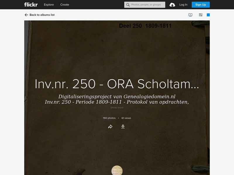 Screenshot van website