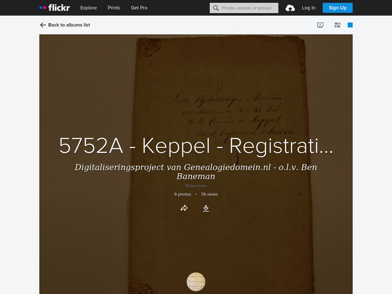 Screenshot van website