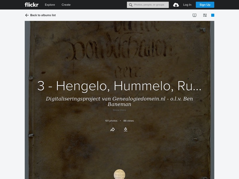 Screenshot van website