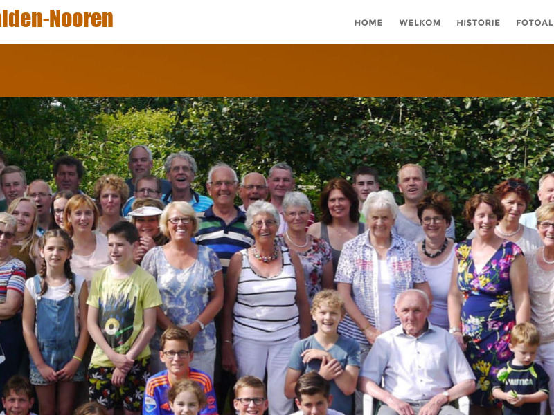 Screenshot van website