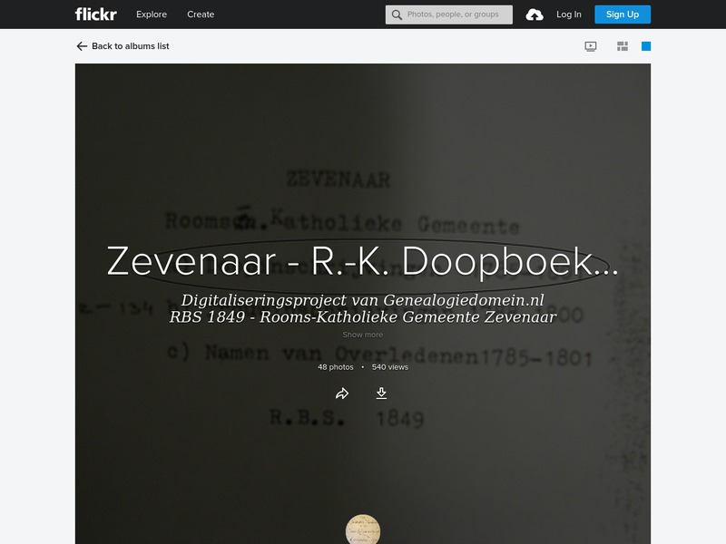 Screenshot van website