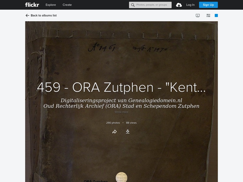 Screenshot van website