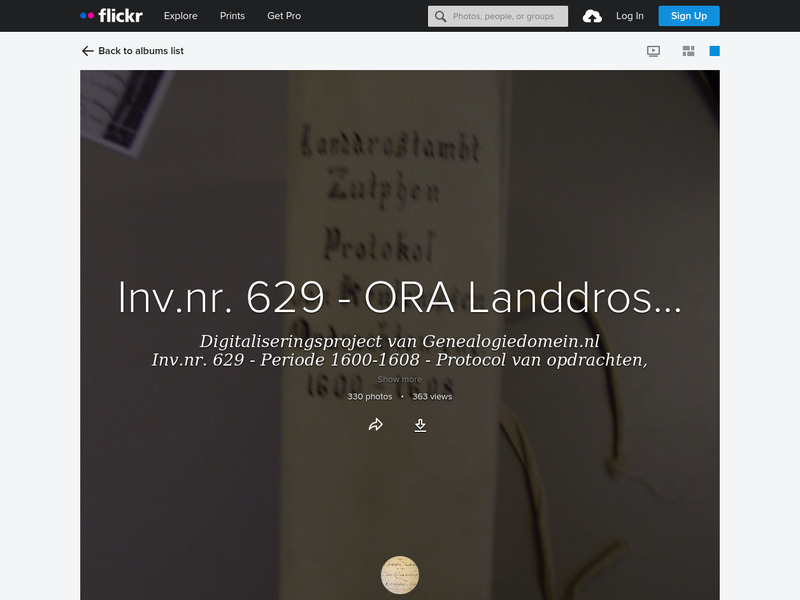 Screenshot van website