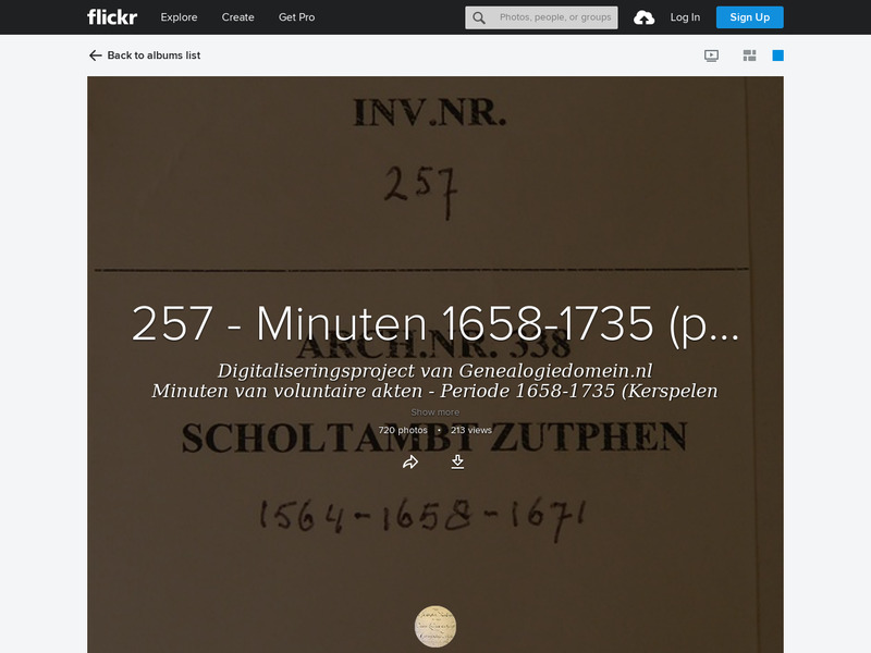 Screenshot van website