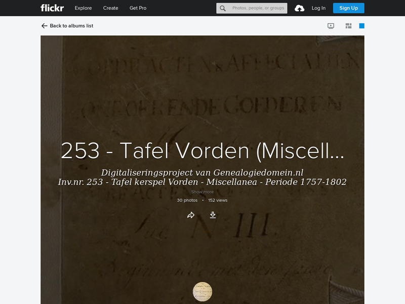 Screenshot van website