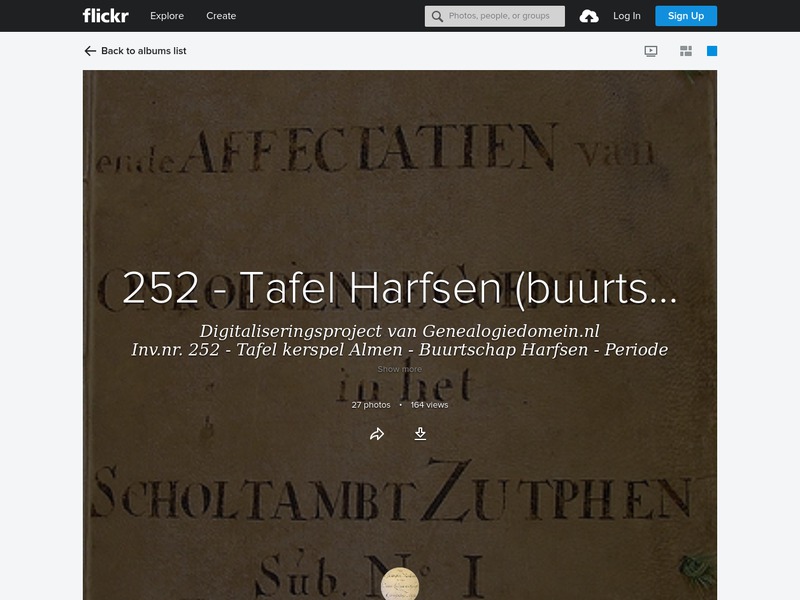 Screenshot van website