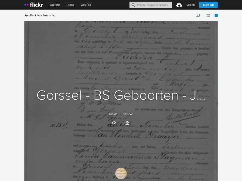 Screenshot van website