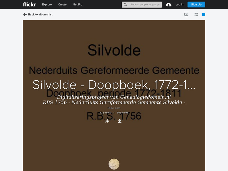 Screenshot van website