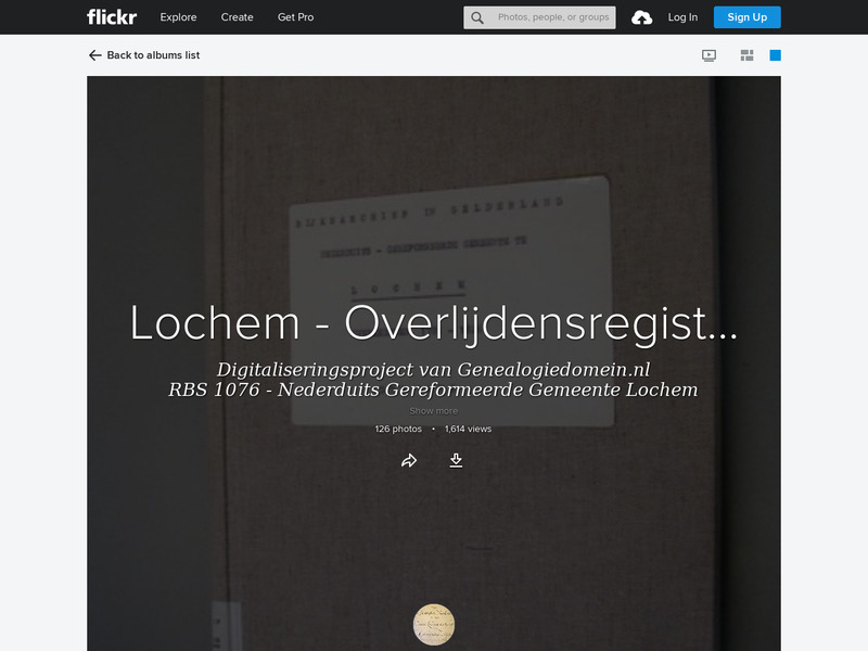 Screenshot van website