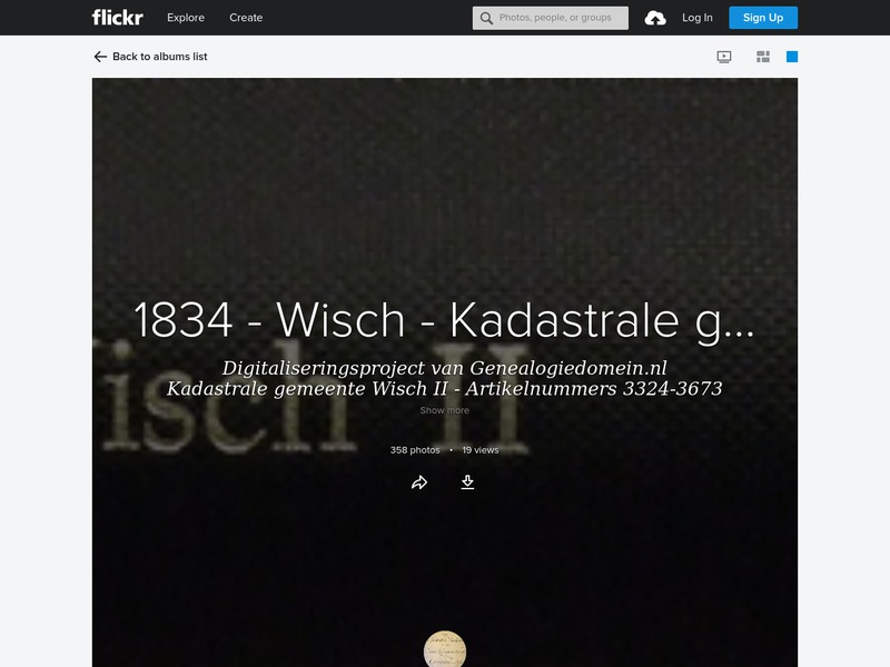 Screenshot van website