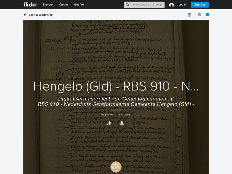 Screenshot van website