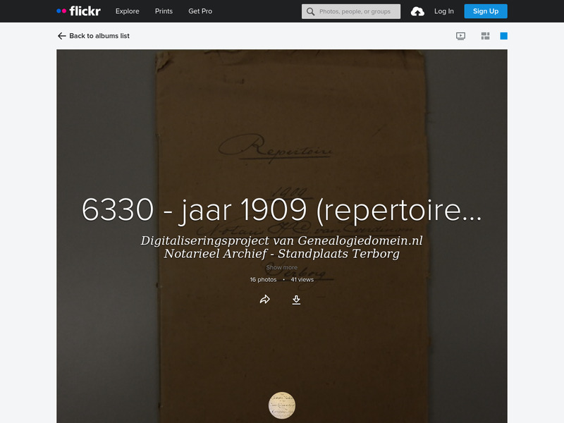Screenshot van website