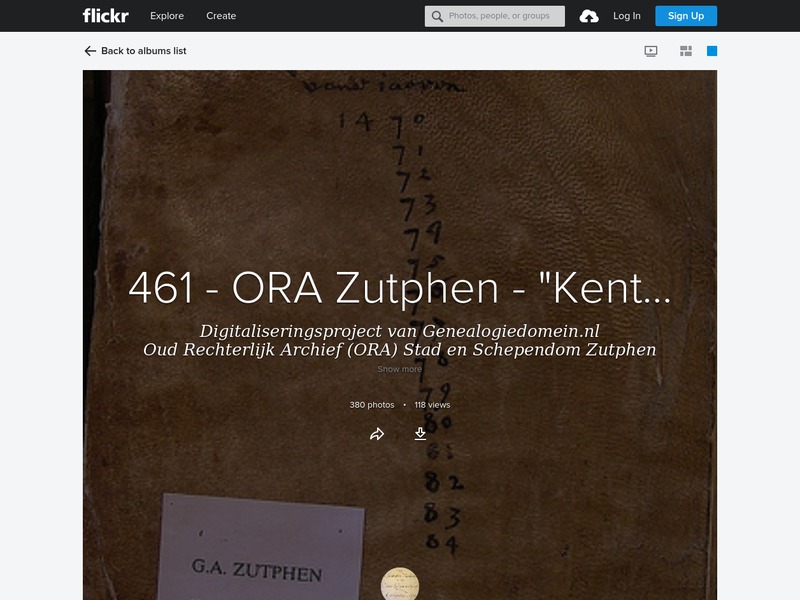 Screenshot van website