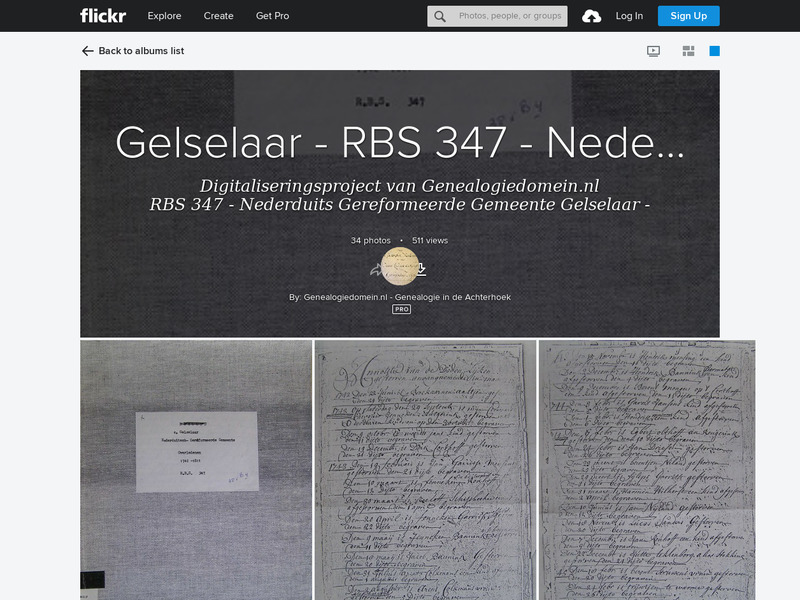 Screenshot van website