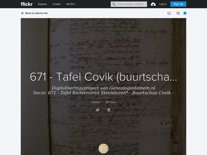 Screenshot van website