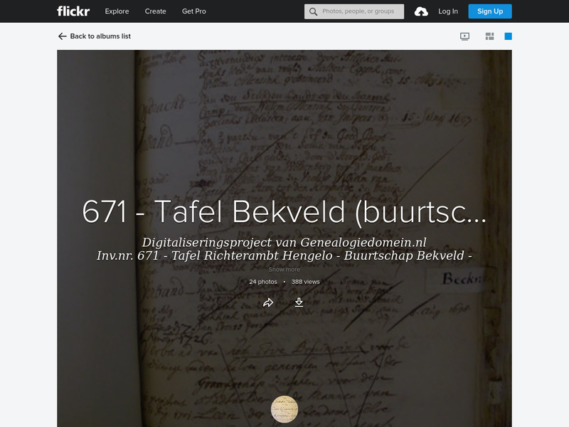 Screenshot van website