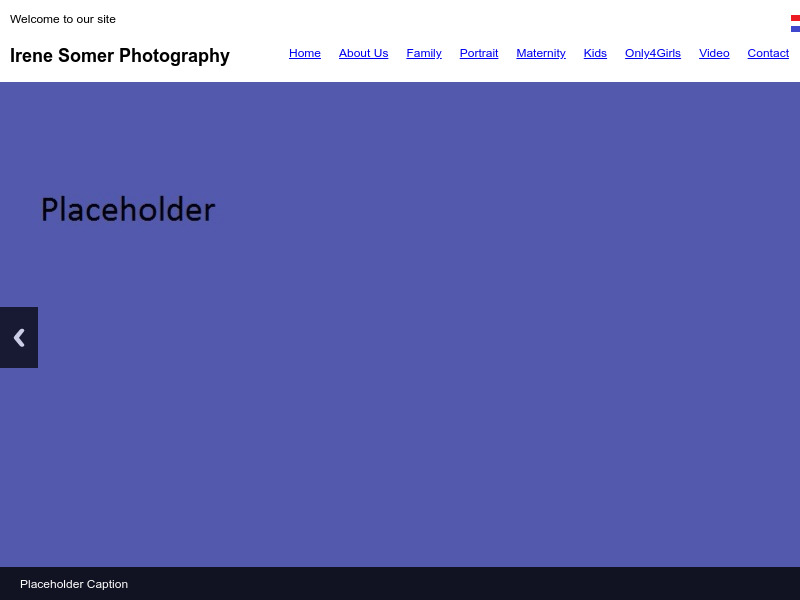 Screenshot van website
